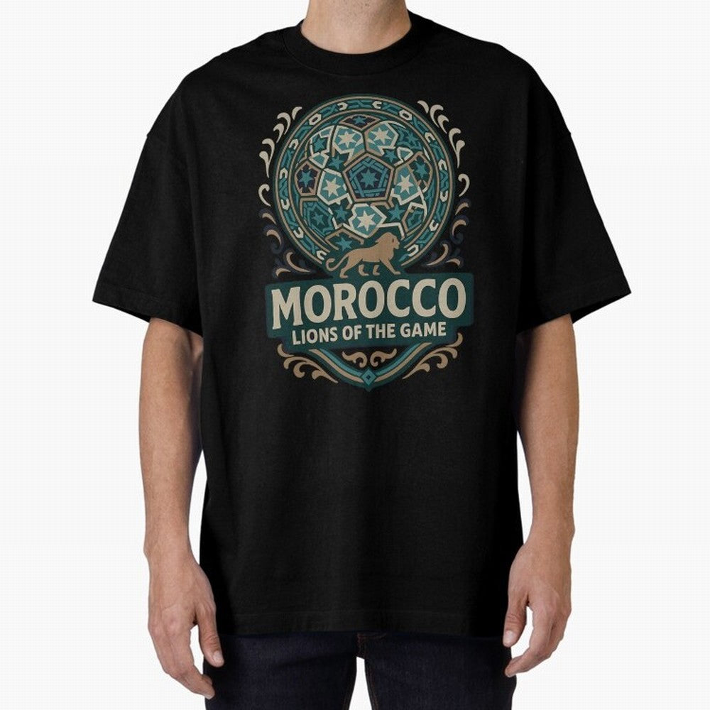 Morocco Lions Of The Game Classic T-Shirt Carry the Colors and Pride of Global Football Passion for FIFA World Cup 2026, with Messi, Spain and Netherlands, Tournament Hype, Historic Matchups, Family Viewing Parties and Global Sports Pride; Ideal