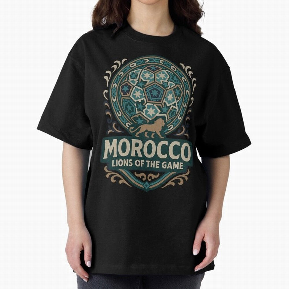Morocco Lions Of The Game Classic T-Shirt Carry the Colors and Pride of Global Football Passion for FIFA World Cup 2026, with Messi, Spain and Netherlands, Tournament Hype, Historic Matchups, Family Viewing Parties and Global Sports Pride; Ideal