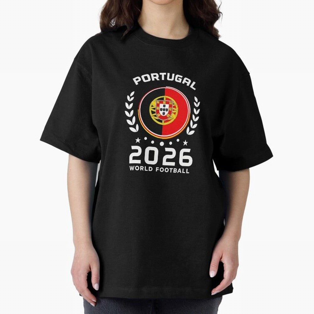 Portugal 2026 World Football Soccer Fan Design T-Shirt_87038236 Classic T-Shirt Relive the Noise and Pride of Global Football Passion for FIFA World Cup 2026 USA Canada Mexico, Driven by Messi and Cristiano Ronaldo, Portugal, Spain and Germany, Fan