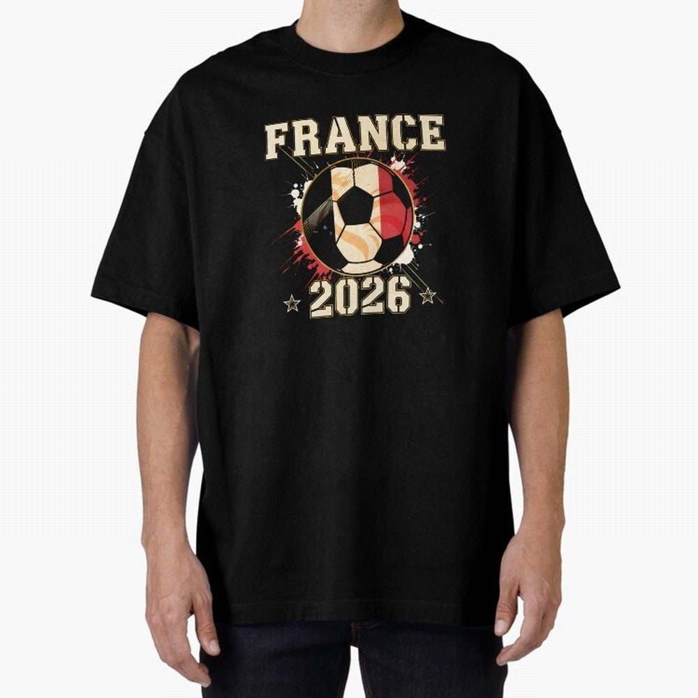 Front Print France Soccer World Cup 2026 - French Fan Gift T-Shirt_84561762 Classic T-Shirt Relive Legendary Nights from FIFA World Cup 2026 for Fans of Cristiano Ronaldo and Brazil, Portugal and Argentina, Bringing Sports Nostalgia, International