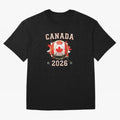 Front Print Canada Soccer World Cup 2026 - Canadian Fan Gift T-Shirt_84561562 Classic T-Shirt Mark the FIFA World Cup 2026 USA Canada Mexico Journey through Mbappe Highlights, Portugal Pride, Stadium Chants, National Pride, Trophy Dreams and
