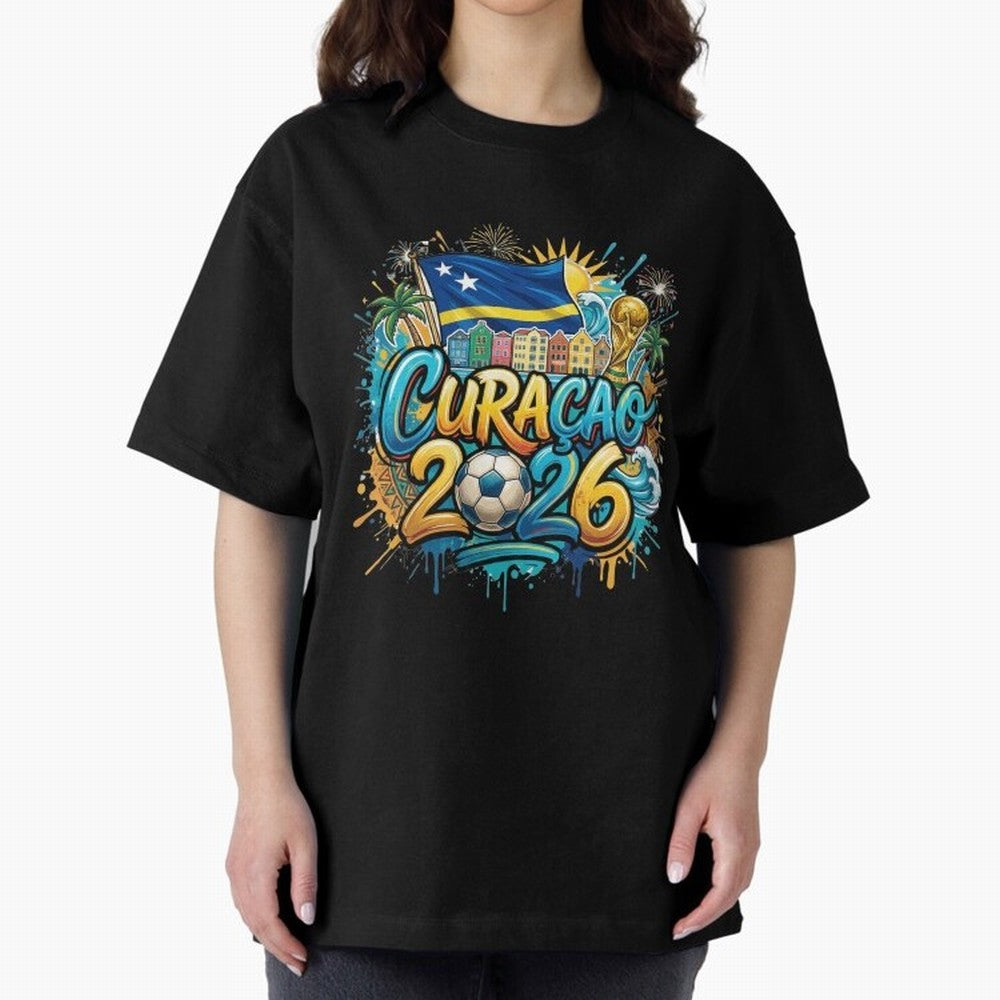 Curacao World Cup 2026 Football Legacy Classic T-Shirt Bring World Football Passion into the FIFA World Cup 2026 Journey through Neymar, Haaland and Cristiano Ronaldo Highlights, Germany Pride, Fan Favorite Moments, National Team Passion, Big Match