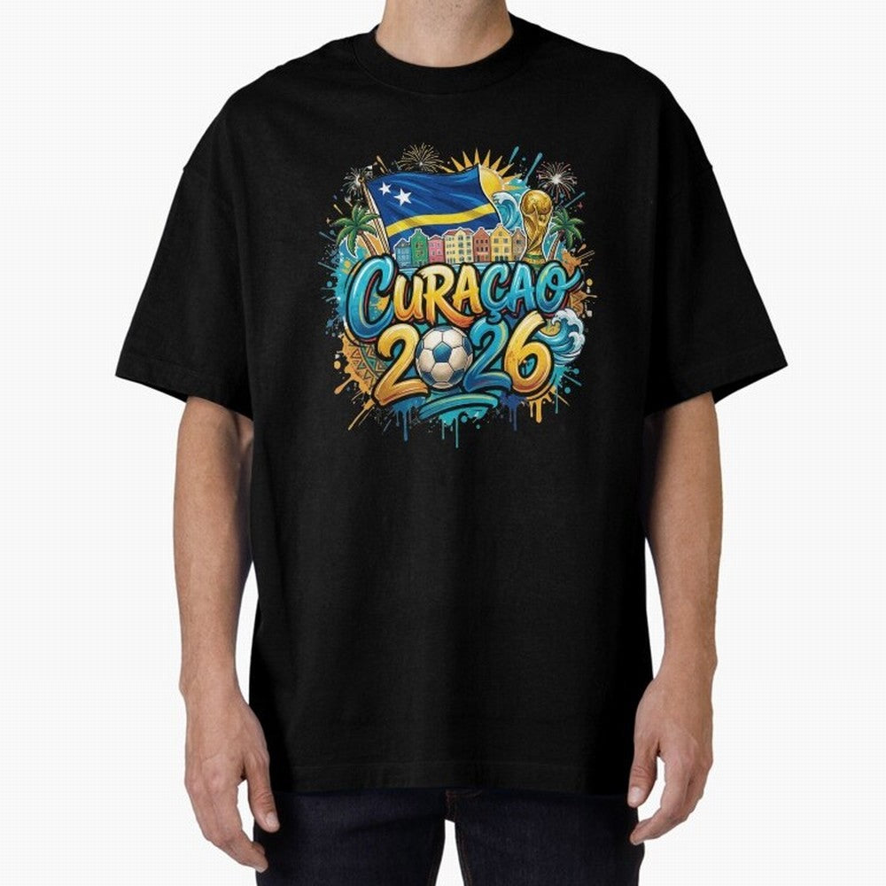Curacao World Cup 2026 Football Legacy Classic T-Shirt Bring World Football Passion into the FIFA World Cup 2026 Journey through Neymar, Haaland and Cristiano Ronaldo Highlights, Germany Pride, Fan Favorite Moments, National Team Passion, Big Match