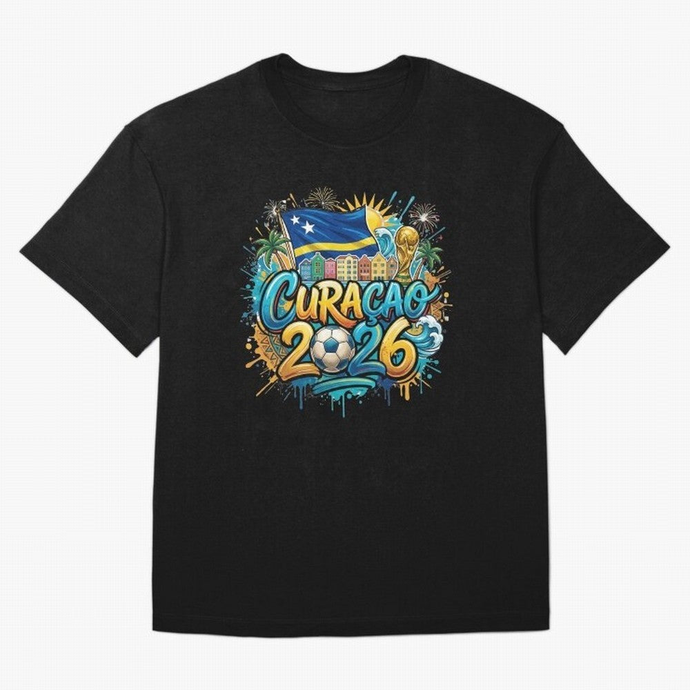 Curacao World Cup 2026 Football Legacy Classic T-Shirt Bring World Football Passion into the FIFA World Cup 2026 Journey through Neymar, Haaland and Cristiano Ronaldo Highlights, Germany Pride, Fan Favorite Moments, National Team Passion, Big Match