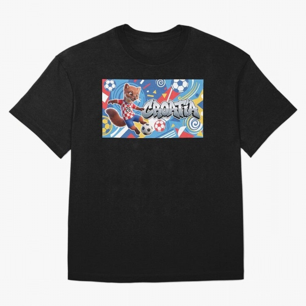 World Cup 2026 Croatia Soccer Team Fan Art Classic T-Shirt Keep the Legacy of FIFA World Cup 2026 Spirit, Celebrating Argentina, Messi and Cristiano Ronaldo, Game Day Rituals, Football Legends, Country Pride and the Road to the Final; Created for