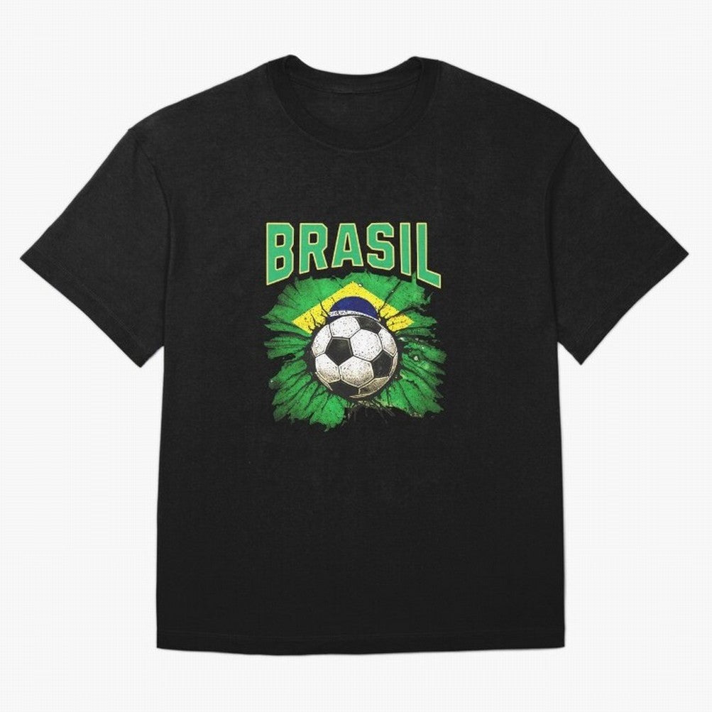 2026 Brasil Cup Flag Soccer Pride Futbol Family Classic T-Shirt Represent the Passion of Match Day Hype around FIFA World Cup 2026 USA Canada Mexico, Neymar, Haaland and Cristiano Ronaldo, Argentina and Brazil, Retro Football Energy, Iconic