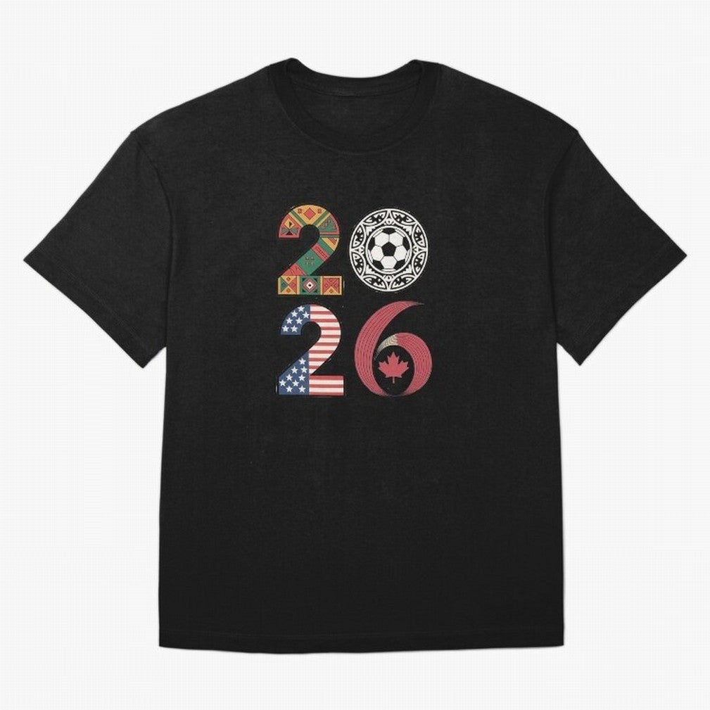 2026 Football Countries Design ¨C USA, Canada & Mexico Inspired Art Oversized T-Shirt Honor Match Day Hype around FIFA World Cup 2026 USA Canada Mexico, Messi, Argentina, Football Passion, Legendary Performances, Festival Vibes and Supporter