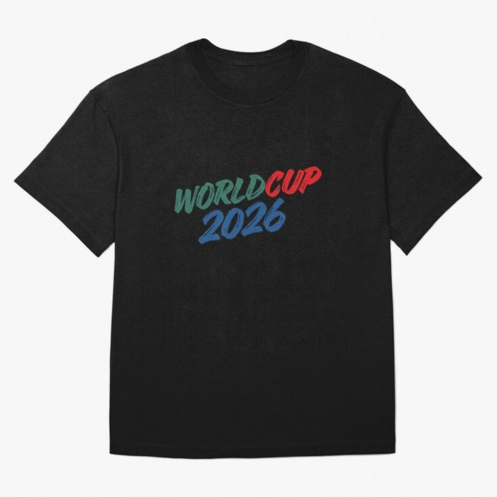 World Cup 2026 Oversized T-Shirt Experience the Global Stage of the FIFA World Cup 2026 Journey through Mbappe Highlights, Brazil Pride, Football Passion, Legendary Performances, Festival Vibes and Supporter Community; Perfect for Supporters Who