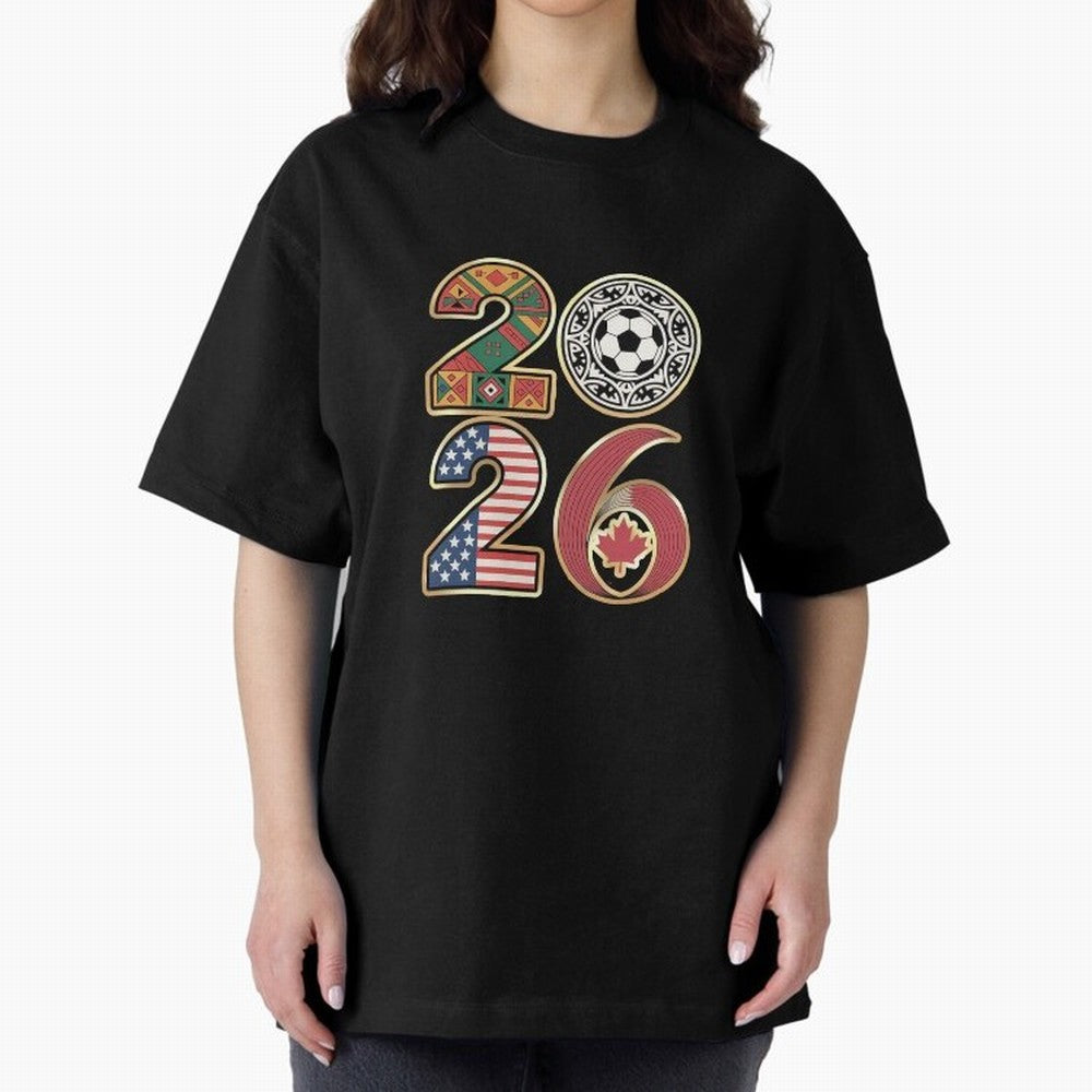 2026 Football Countries Design ¨C USA, Canada & Mexico Inspired Art Oversized T-Shirt Turn Every Weekend Toward the FIFA World Cup 2026 Journey through Cristiano Ronaldo Highlights, Germany Pride, Fan Favorite Moments, National Team Passion, Big