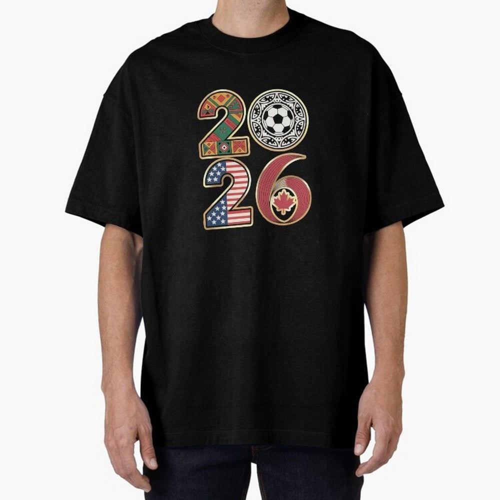 2026 Football Countries Design ¨C USA, Canada & Mexico Inspired Art Oversized T-Shirt Turn Every Weekend Toward the FIFA World Cup 2026 Journey through Cristiano Ronaldo Highlights, Germany Pride, Fan Favorite Moments, National Team Passion, Big