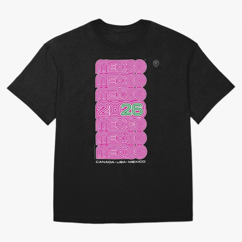 Mexico Retro Soccer 26 ¨C Canada USA Mexico 26¨C Bold Vintage Typography Oversized T-Shirt Unlock the FIFA World Cup 2026 Group Stage Journey through Mbappe and Neymar Highlights, Brazil Pride, Stadium Chants, National Pride, Trophy Dreams and