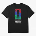 World Cup26 Host Country Logo Flags Oversized T-Shirt Make Game Day About FIFA World Cup 2026 USA Canada Mexico with Cristiano Ronaldo, Netherlands Energy, Game Day Rituals, Football Legends, Country Pride and the Road to the Final; Ideal for Fans