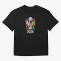 USA World Cup 2026 Football Fan T-Shirt_84827790 Oversized T-Shirt Represent Football Lovers during Global Football Passion for FIFA World Cup 2026, Highlighting Neymar, Haaland and Cristiano Ronaldo, Spain and Netherlands, Vintage Soccer Flavor,