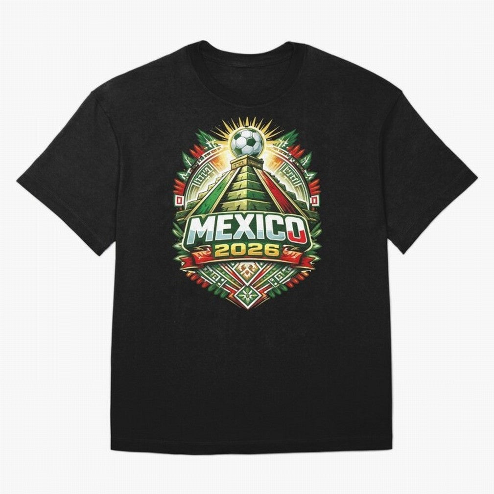 Mexico Soccer 2026 Art Oversized T-Shirt Honor the Beautiful Game during the FIFA World Cup 2026 Group Stage Journey through Neymar, Haaland and Cristiano Ronaldo Highlights, Argentina and Brazil Pride, Stadium Memories, Football Loyalty,