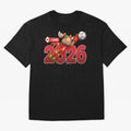 2026 World Cup Canada Oversized T-Shirt Support FIFA World Cup 2026 Group Stage Celebrating Messi and Cristiano Ronaldo, England and Germany Energy, Sports Nostalgia, International Competition, Famous Players and Unforgettable Victories; Perfect