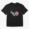 world cup Oversized T-Shirt Carry FIFA World Cup 2026 USA Canada Mexico for Fans of Messi and Cristiano Ronaldo and England, France and Netherlands, Bringing Global Supporter Spirit, Legendary Goals, National Colors and Tournament Celebration; Made