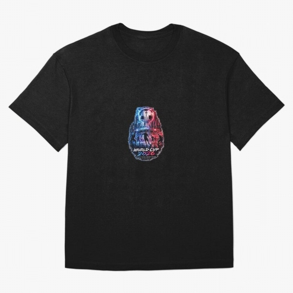 Copy of World Cup 2026 ¨C United Passion ?? | Neon Football Design Oversized T-Shirt Celebrate Soccer Greatness during Global Football Passion for FIFA World Cup 2026 USA Canada Mexico, Highlighting Messi, England, Supporter Pride, Iconic