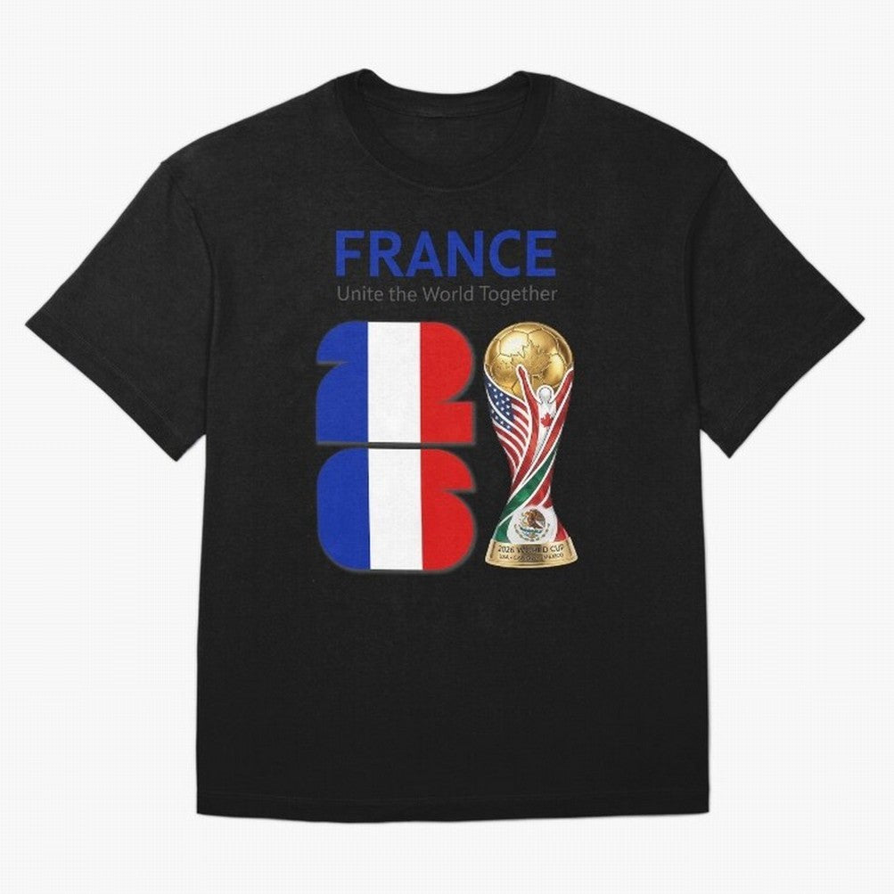 World Cup 2026, IMG 030, FRANCE 001 Oversized T-Shirt Feel the Trophy Chase of the FIFA World Cup 2026 USA Canada Mexico Journey through CR7 Highlights, Germany Pride, Game Day Rituals, Football Legends, Country Pride and the Road to the Final;
