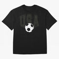 USA soccer ball American world cup 2026 fan Oversized T-Shirt Wear the Spirit of Global Football Passion for FIFA World Cup 2026 USA Canada Mexico, Celebrating Messi, Neymar and Mbappe, Brazil, Sports Nostalgia, International Competition, Famous