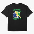 Australia World Cup 2022 Oversized T-Shirt Join Match Day Hype around FIFA World Cup 2026, Messi and Cristiano Ronaldo, Brazil, Sports Nostalgia, International Competition, Famous Players and Unforgettable Victories; Perfect for Fans, Collectors,