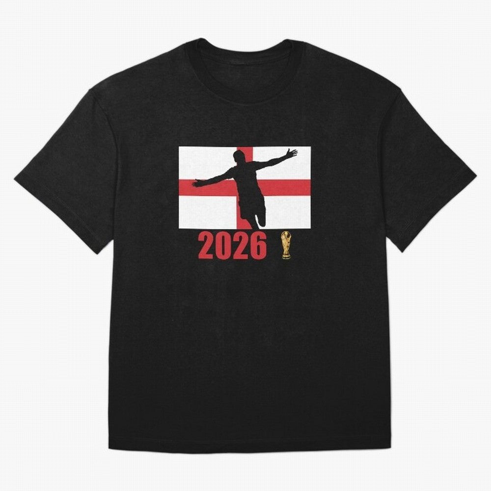 England World Cup 2026 T-Shirt_84815873 Oversized T-Shirt Celebrate Rivalries and Pride in Global Football Passion for FIFA World Cup 2026 Group Stage, with CR7 and Messi, England and Germany, Championship Spirit, Famous Goals, Roaring Crowds and