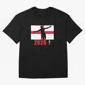 England World Cup 2026 T-Shirt_84815873 Oversized T-Shirt Celebrate Rivalries and Pride in Global Football Passion for FIFA World Cup 2026 Group Stage, with CR7 and Messi, England and Germany, Championship Spirit, Famous Goals, Roaring Crowds and