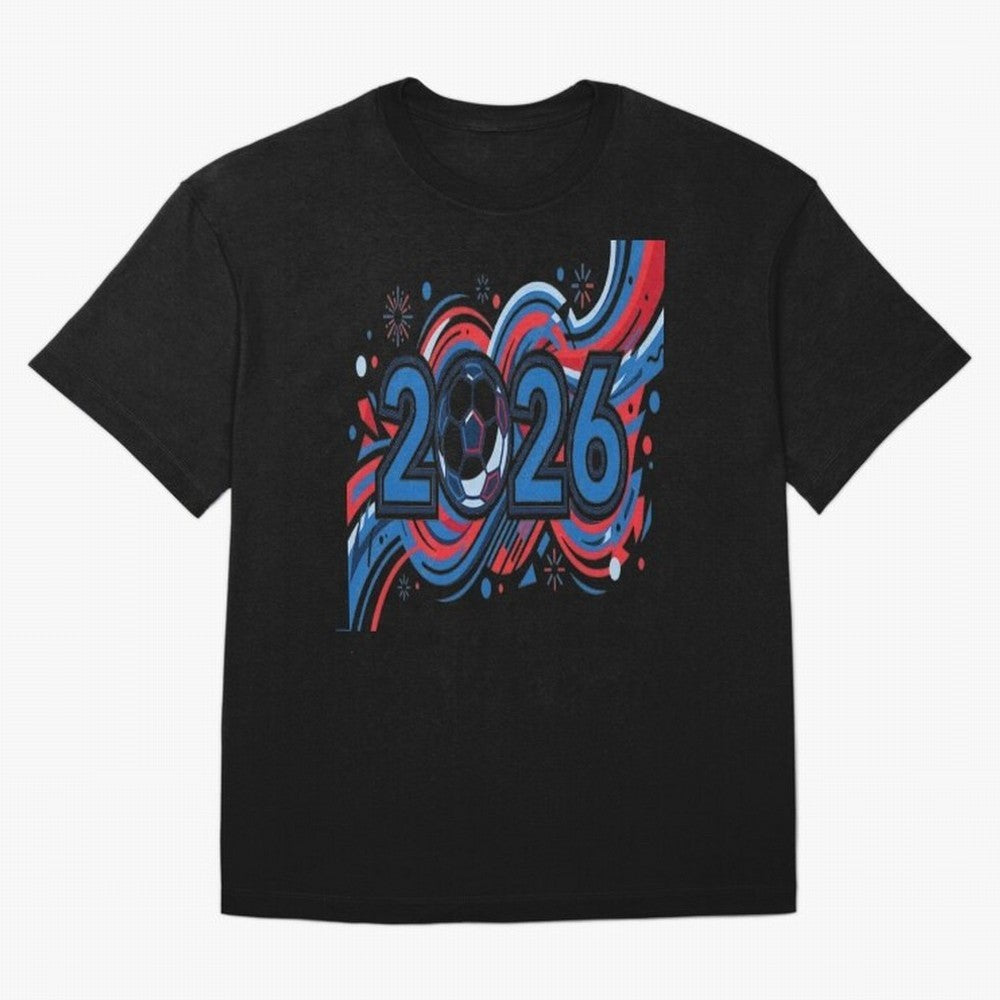 Football 2026 Oversized T-Shirt Relive FIFA World Cup 2026 Spirit, Inspired by England and Germany, CR7 and Messi, Fan Favorite Moments, National Team Passion, Big Match Drama and Soccer History; Ideal for Football Dads, Football Moms, Friends,