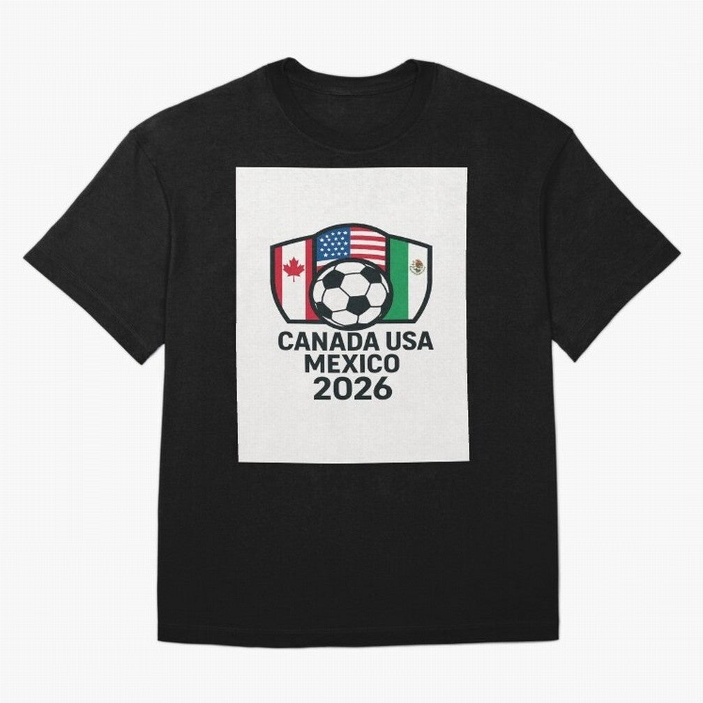 World Cup Soccer 2026 Canada USA Mexico Design Oversized T-Shirt Show Your Love for FIFA World Cup 2026 Built around Cristiano Ronaldo, Haaland and CR7, England, France and Netherlands Energy, Match Day Excitement, Supporter Culture, Golden Goals