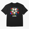 Football 2026 Oversized T-Shirt Show Match Day Excitement for FIFA World Cup 2026 Group Stage Capturing Messi and Cristiano Ronaldo, Portugal, Spain and Germany Energy, Global Supporter Spirit, Legendary Goals, National Colors and Tournament