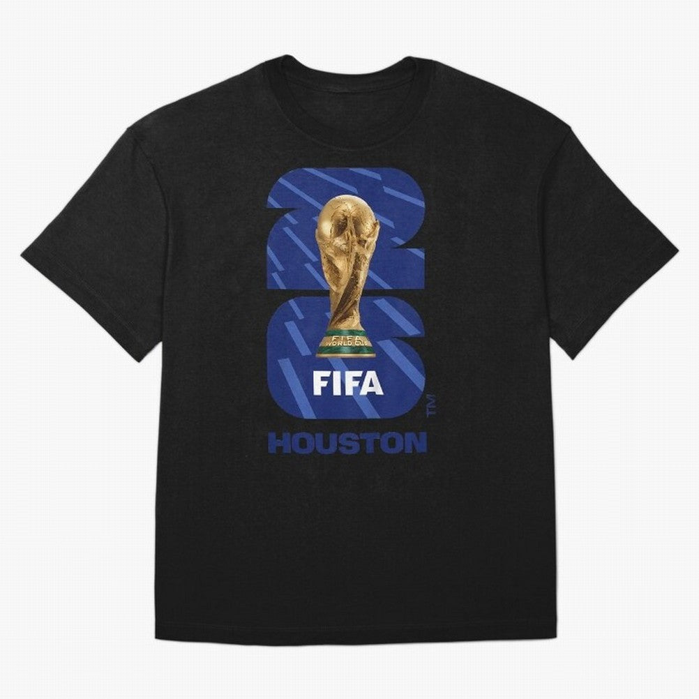World Cup26 Houston Trophy Oversized T-Shirt Fuel the Hype around FIFA World Cup 2026 Spirit, Celebrating Germany, Mbappe, Football Passion, Legendary Performances, Festival Vibes and Supporter Community; Ideal for Fans Who Follow Messi, Cristiano