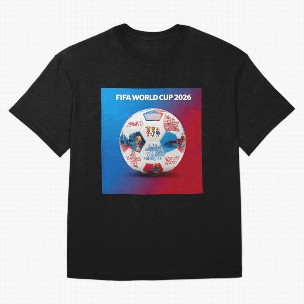 North America Football 2026 Oversized T-Shirt Back Your Heroes with FIFA World Cup 2026 Inspired by Messi and Cristiano Ronaldo, Netherlands Energy, Match Day Excitement, Supporter Culture, Golden Goals and Global Football Passion; Perfect for