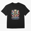 United 2026 Soccer Nations Trophy - USA Mexico Canada Mascot Art Oversized T-Shirt Show Your Tournament Heart for FIFA World Cup 2026 Group Stage Spirit, Made for Argentina and Brazil, Mbappe and Neymar, Vintage Soccer Flavor, Modern Football