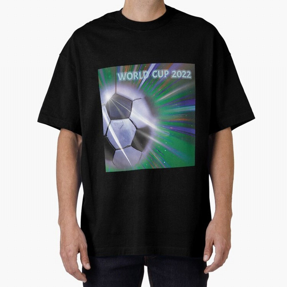 World Cup 2022 Oversized T-Shirt Live for the Drama of Match Day Hype around FIFA World Cup 2026 USA Canada Mexico, Neymar, Haaland and Cristiano Ronaldo, Germany, Football History, Final Match Energy, Crowd Noise and Once in a Lifetime Moments;