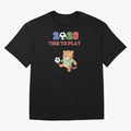 Mexico Soccer Jaguar Mascot 2026 Time To Play Football Oversized T-Shirt Celebrate Rivalries and Pride in FIFA World Cup 2026 Group Stage for Fans of Neymar and Portugal, Bringing Classic Soccer Heritage, Championship Pressure, Fan Loyalty and