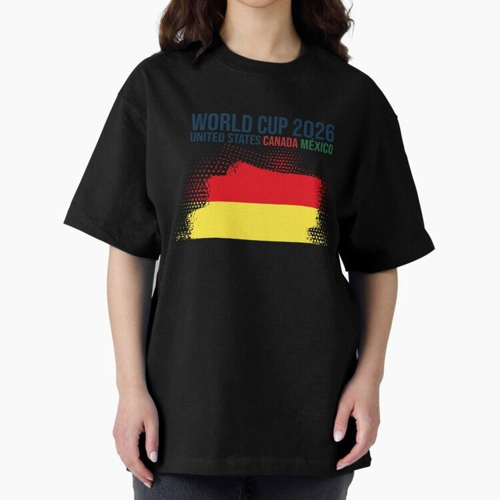 BELGIUM WORLD CUP 2026 Oversized T-Shirt Enjoy the Biggest Football Party of FIFA World Cup 2026 Group Stage for Fans of Cristiano Ronaldo and Portugal, Spain and Germany, Bringing Worldwide Fan Energy, Dramatic Goals, Stadium Lights and