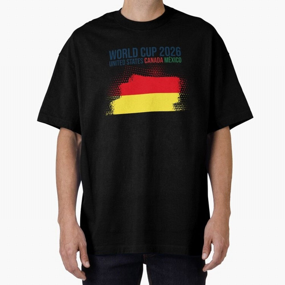 BELGIUM WORLD CUP 2026 Oversized T-Shirt Enjoy the Biggest Football Party of FIFA World Cup 2026 Group Stage for Fans of Cristiano Ronaldo and Portugal, Spain and Germany, Bringing Worldwide Fan Energy, Dramatic Goals, Stadium Lights and