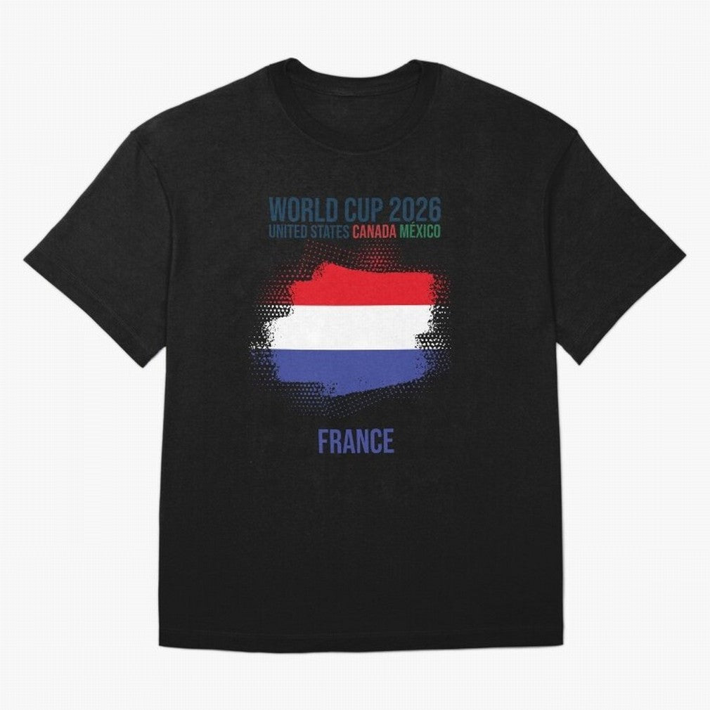 FRANCE WORLD CUP 2026 Oversized T-Shirt Bring Home FIFA World Cup 2026 USA Canada Mexico Spirit, Connected to Portugal, Cristiano Ronaldo, Football Passion, Legendary Performances, Festival Vibes and Supporter Community; Made for Die Hard