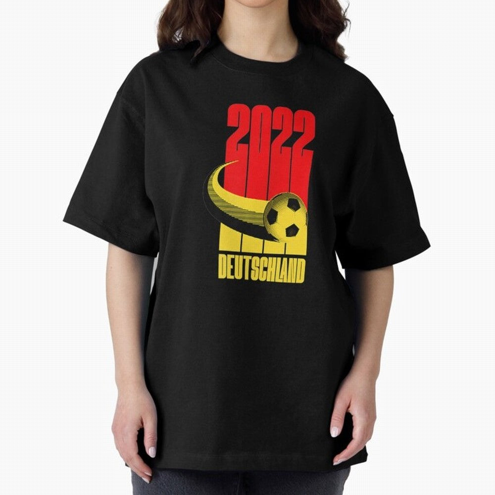 Germany 2022 Football Soccer Graphic Deutschland Oversized T-Shirt Unlock FIFA World Cup 2026 USA Canada Mexico Spirit, Centered on England, France and Netherlands, CR7, Match Day Excitement, Supporter Culture, Golden Goals and Global Football