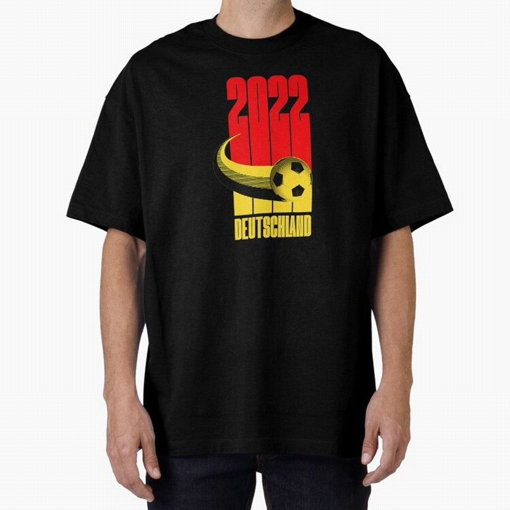 Germany 2022 Football Soccer Graphic Deutschland Oversized T-Shirt Unlock FIFA World Cup 2026 USA Canada Mexico Spirit, Centered on England, France and Netherlands, CR7, Match Day Excitement, Supporter Culture, Golden Goals and Global Football
