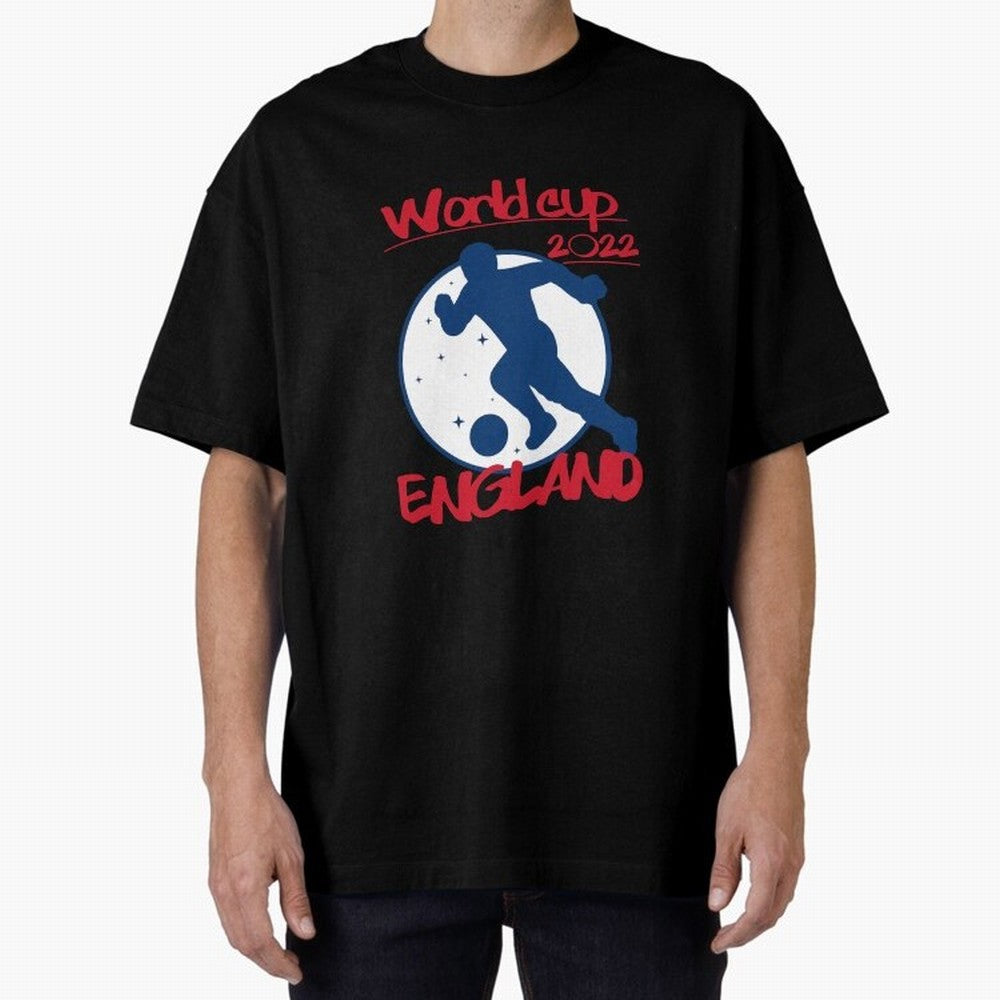 England World Cup 2022 Oversized T-Shirt Keep Football History Alive during Match Day Hype around FIFA World Cup 2026, Cristiano Ronaldo, Brazil, Supporter Pride, Iconic Celebrations, Legendary Names and Global Match Day Energy; Perfect for People