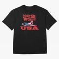 USA, Qatar World Cup 2022 Oversized T-Shirt Show Championship Spirit for FIFA World Cup 2026 for Fans of Cristiano Ronaldo, Haaland and CR7 and Argentina and Brazil, Bringing Soccer Culture, Superstar Moments, National Team Dreams and Competitive