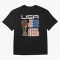 USA World Cup 2026 Host Nation Soccer Design Oversized T-Shirt Upgrade FIFA World Cup 2026 Group Stage Spirit, Highlighting Netherlands, Cristiano Ronaldo, Match Day Excitement, Supporter Culture, Golden Goals and Global Football Passion; Made for
