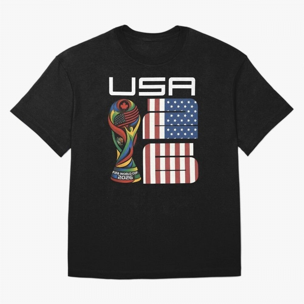 USA World Cup 2026 Host Nation Soccer Design Oversized T-Shirt Upgrade FIFA World Cup 2026 Group Stage Spirit, Highlighting Netherlands, Cristiano Ronaldo, Match Day Excitement, Supporter Culture, Golden Goals and Global Football Passion; Made for