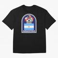 Argentina 2026 Soccer T-shirt Oversized T-Shirt Keep Football History Alive during Match Day Hype around FIFA World Cup 2026 Group Stage, Neymar, Brazil, Portugal and Argentina, Football Festival Excitement, Trophy Ambitions, Country Rivalries and