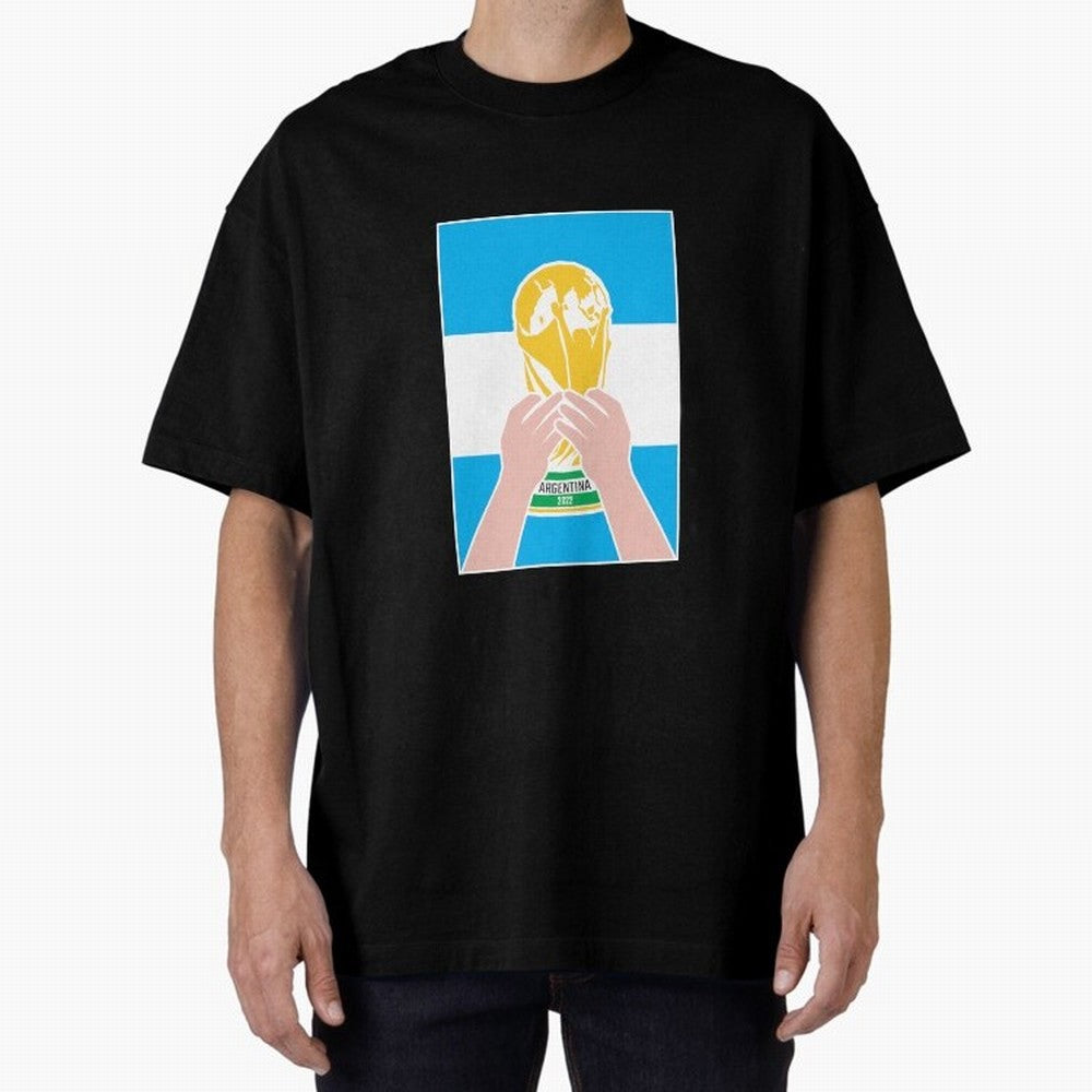 Champion Argentina 2022 Oversized T-Shirt Bring World Football Passion into the FIFA World Cup 2026 Group Stage Journey through Neymar, Haaland and Cristiano Ronaldo Highlights, Portugal Pride, Game Day Rituals, Football Legends, Country Pride and