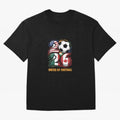 United By Football Soccer Fan Gear 2026 Oversized T-Shirt Spotlight Match Day Hype around FIFA World Cup 2026 Group Stage, Messi, Brazil, Retro Football Energy, Iconic Rivalries, Trophy Chase Drama and Stadium Atmosphere; Built for Supporters