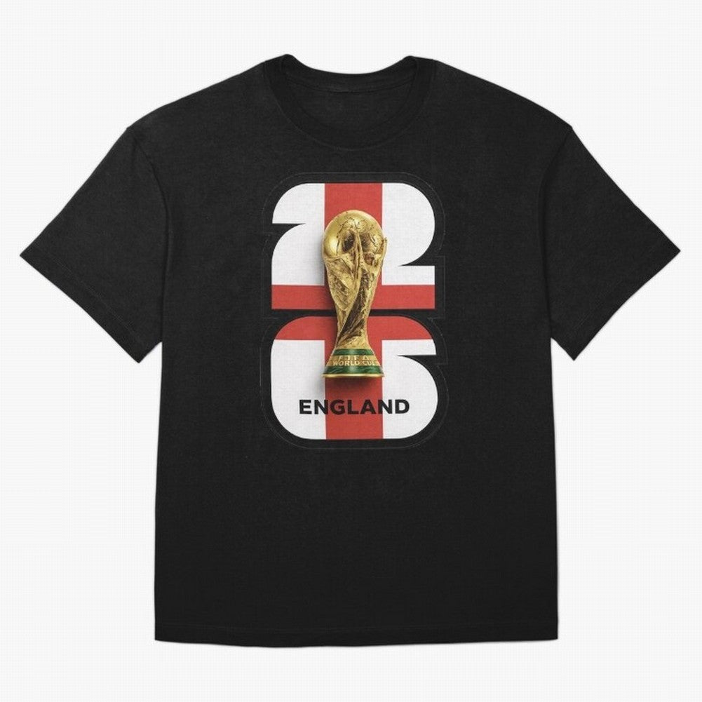 England Football World Cup 2026 - Three Lions Gold Trophy Edition Oversized T-Shirt Support Iconic Players in the FIFA World Cup 2026 Group Stage Journey through Neymar, Haaland and Cristiano Ronaldo Highlights, Netherlands Pride, Global Supporter