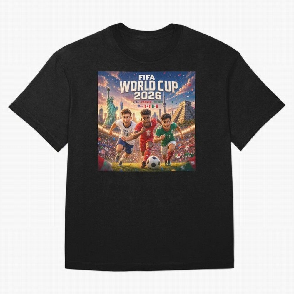 ? USA Canada Mexico Football 2026 #football 2026 Oversized T-Shirt Bring Home FIFA World Cup 2026 for Fans of Mbappe and Neymar and Brazil, Portugal and Argentina, Bringing Soccer Culture, Superstar Moments, National Team Dreams and Competitive