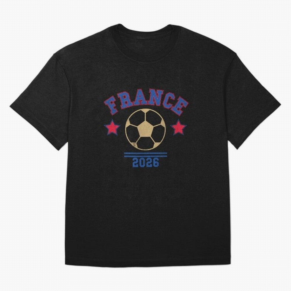 France 2026 ¡ª Vintage Soccer Tee Oversized T-Shirt Bring a Champion Mindset to FIFA World Cup 2026 Group Stage Spirit, Capturing Spain, Cristiano Ronaldo, Haaland and CR7, Champion Mindset, Group Stage Buzz, Knockout Tension and Passionate Fan