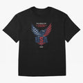 FIFA World Cup 2026 USA Eagle Soccer Logo Oversized T-Shirt Represent Football Lovers during Global Football Passion for FIFA World Cup 2026, Highlighting Neymar, Haaland and Cristiano Ronaldo, Spain and Netherlands, Vintage Soccer Flavor, Modern
